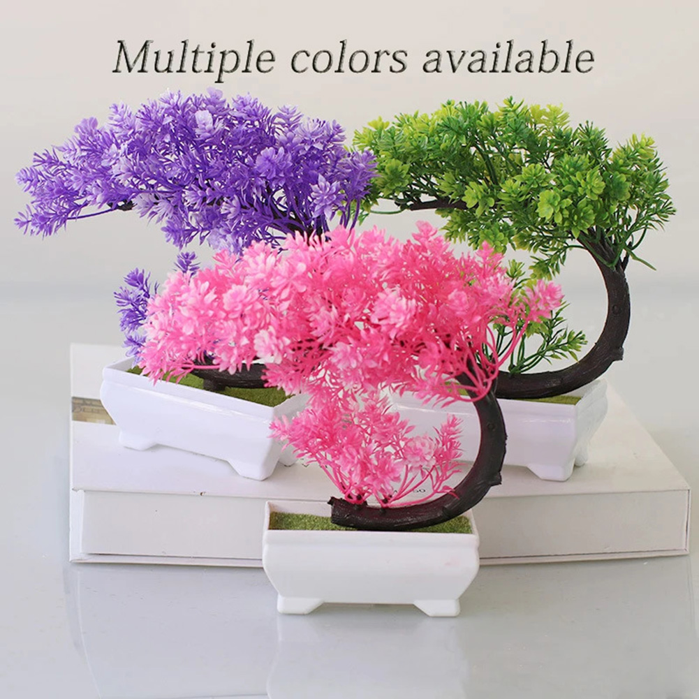 Bonsai Tree Zen Garden - Artificial Plants Bonsai Small Tree Flower