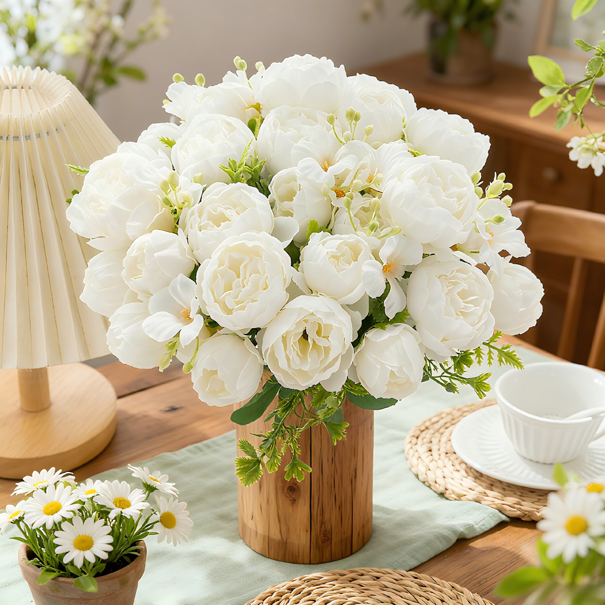 Artificial Flower Silk Peony R - Bonsai Garden For Sale avaliação e preço