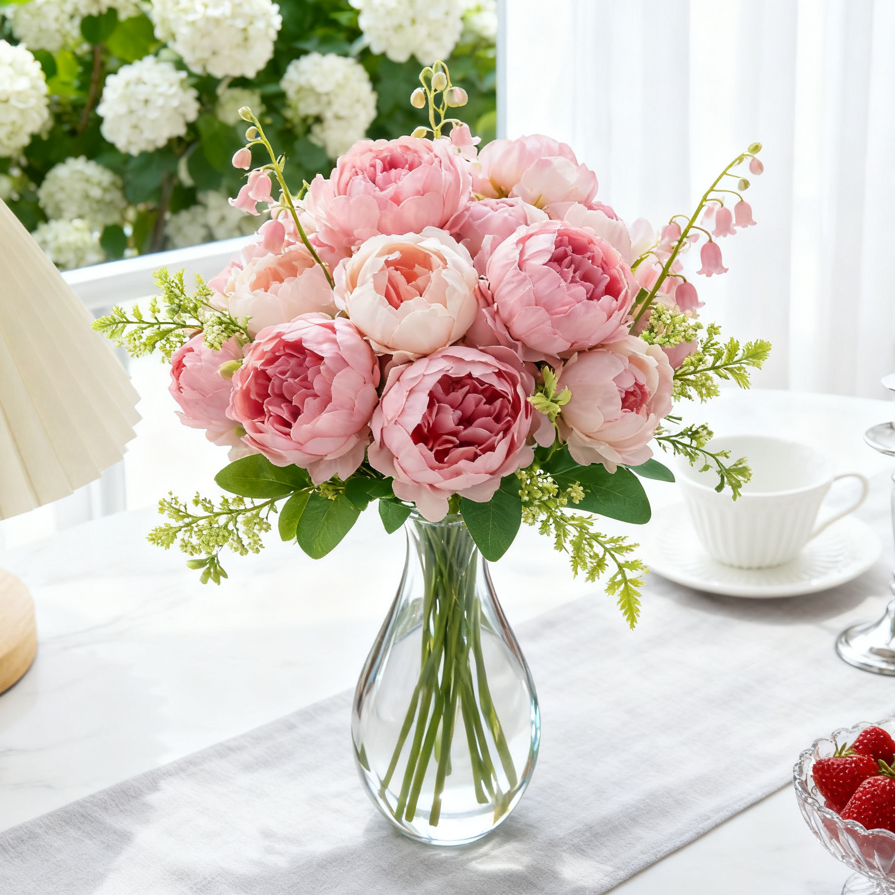 Artificial Flower Silk Peony R - Bonsai Garden For Sale avaliação e preço