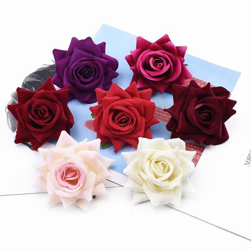 Artificial Flower Flannel Rose - Bonsai Garden For Sale avaliação e preço