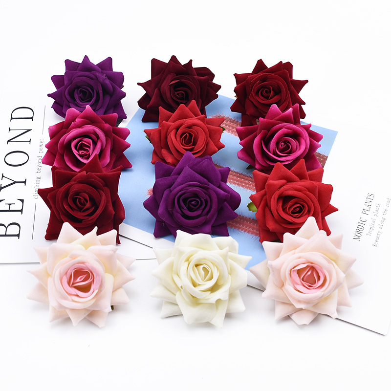 Artificial Flower Flannel Rose - Bonsai Garden For Sale avaliação e preço
