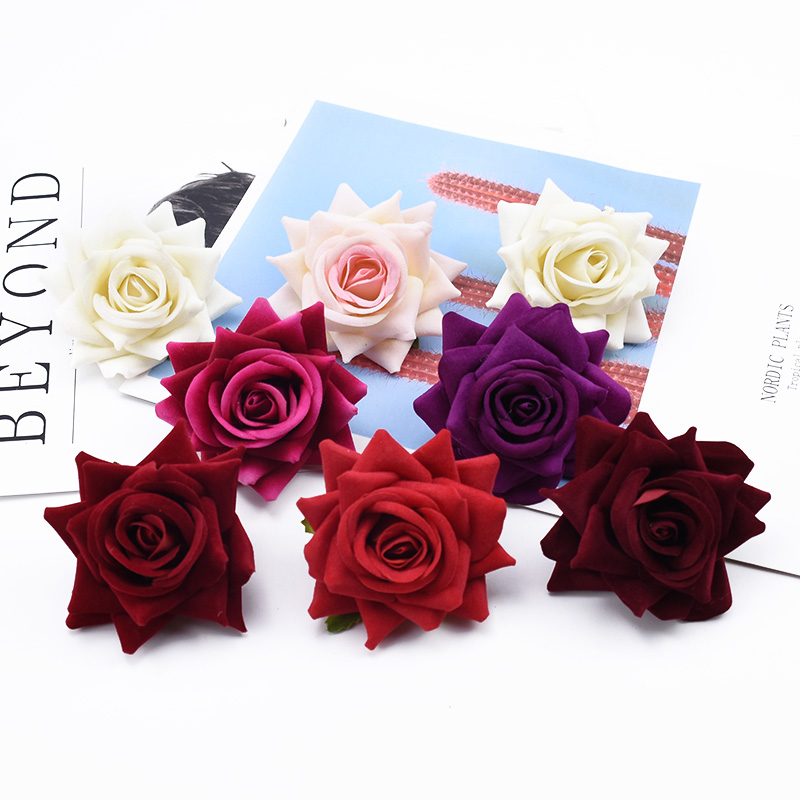 Artificial Flower Flannel Rose - Bonsai Garden For Sale avaliação e preço