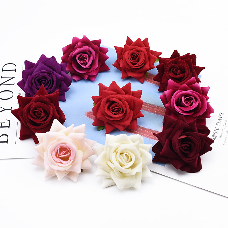 Artificial Flower Flannel Rose - Bonsai Garden For Sale avaliação e preço