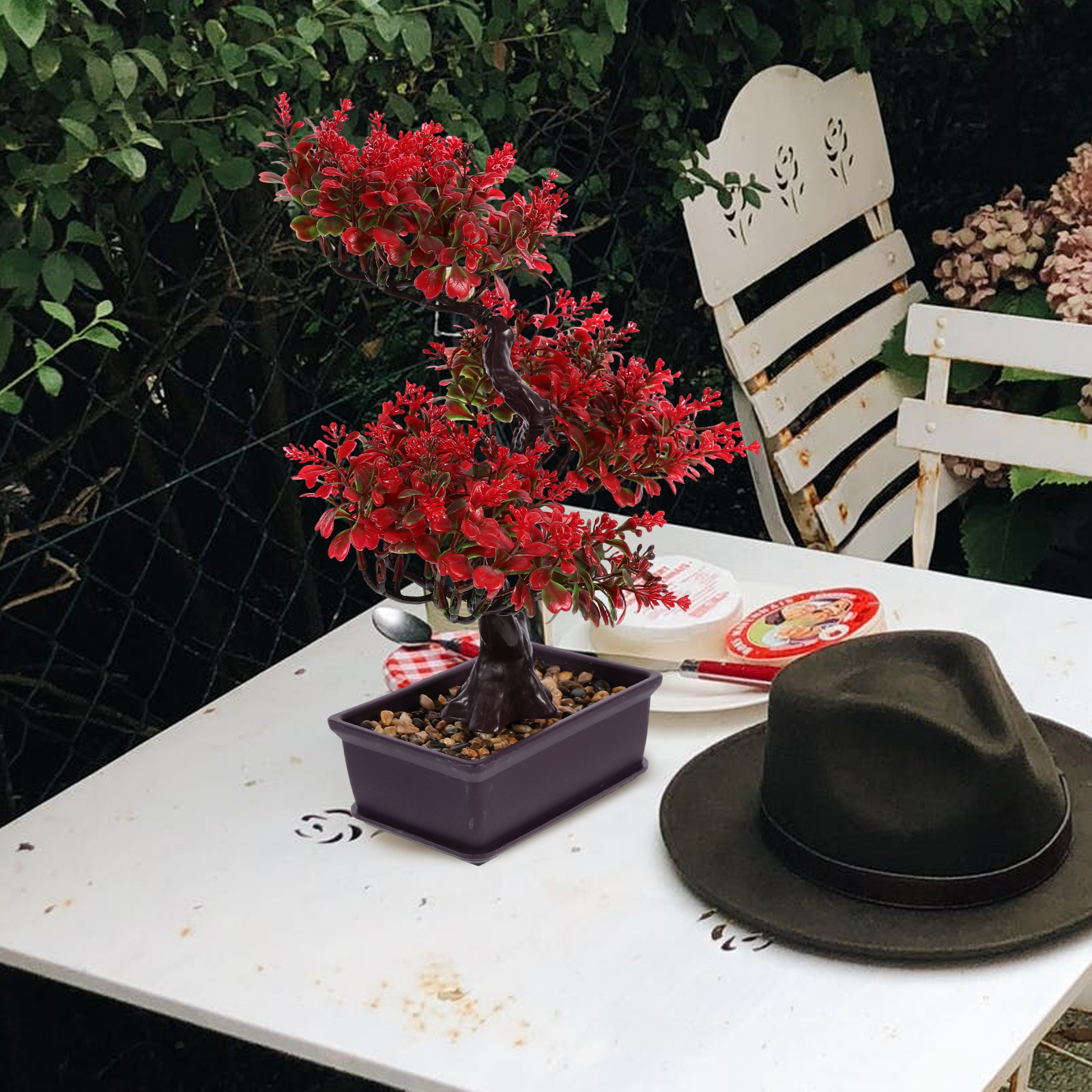 Fake Potted Plants Fake Greene - Bonsai Tree Zen Garden avaliação e preço
