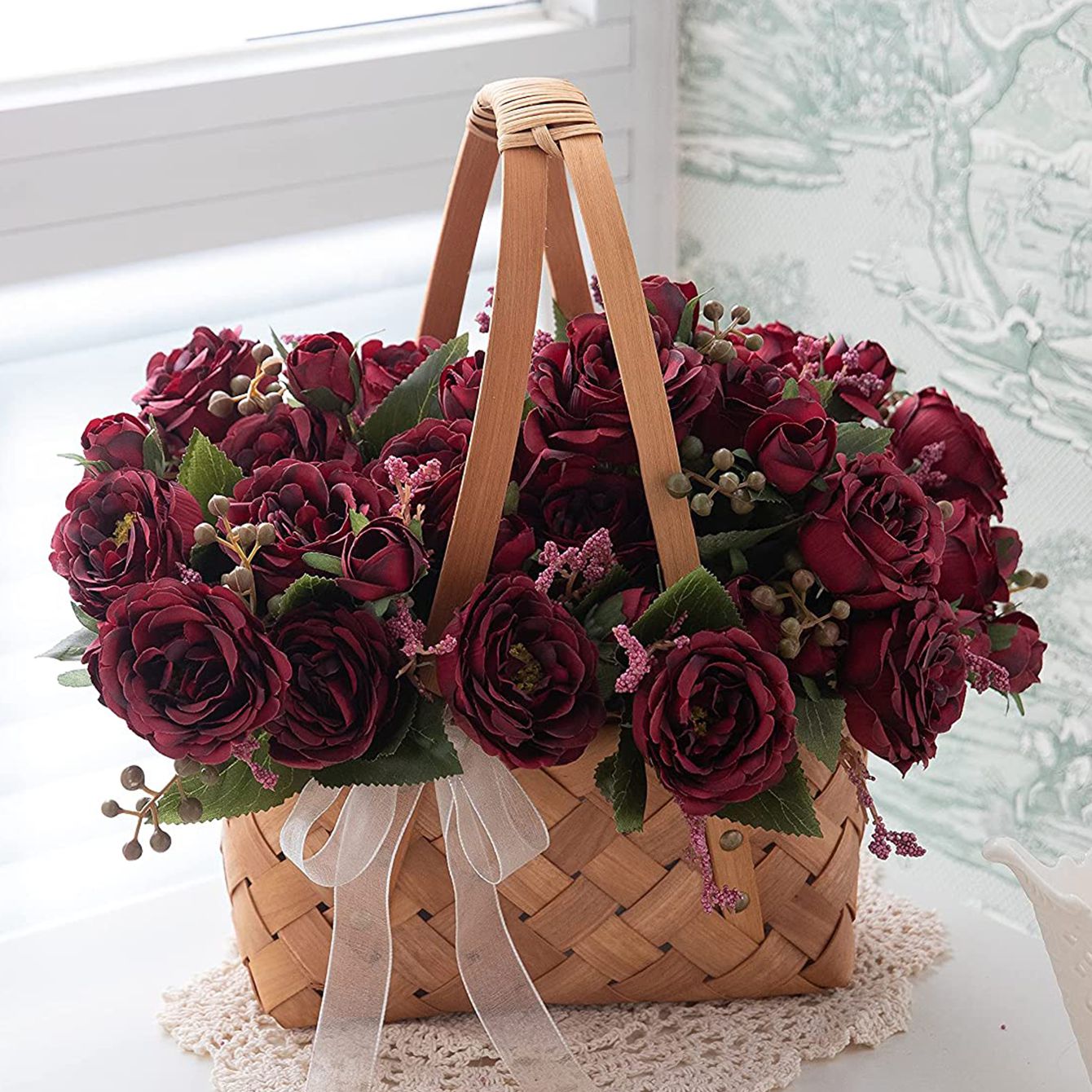 Artificial Flower Silk Peony H - Bonsai Garden For Sale avaliação e preço