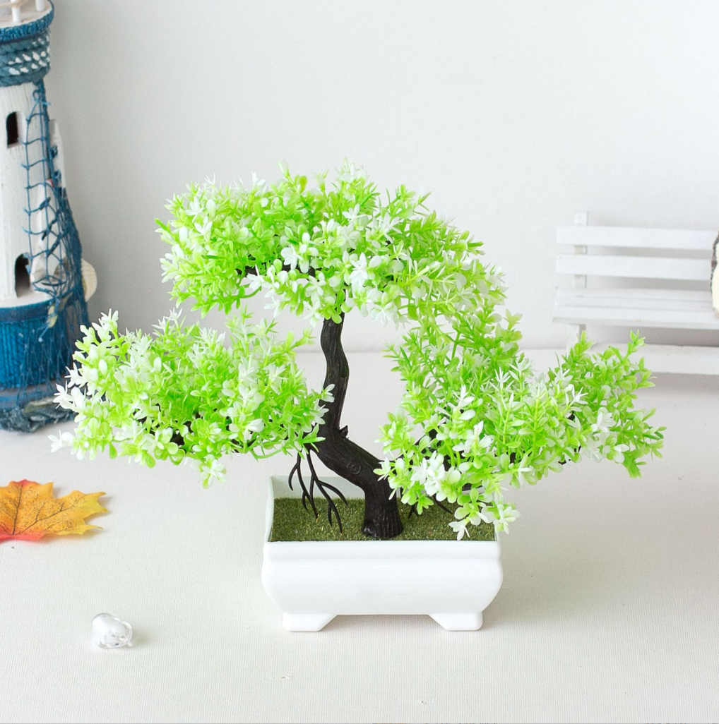 of artificial plant decoration - Bonsai Tree Zen Garden avaliação e preço