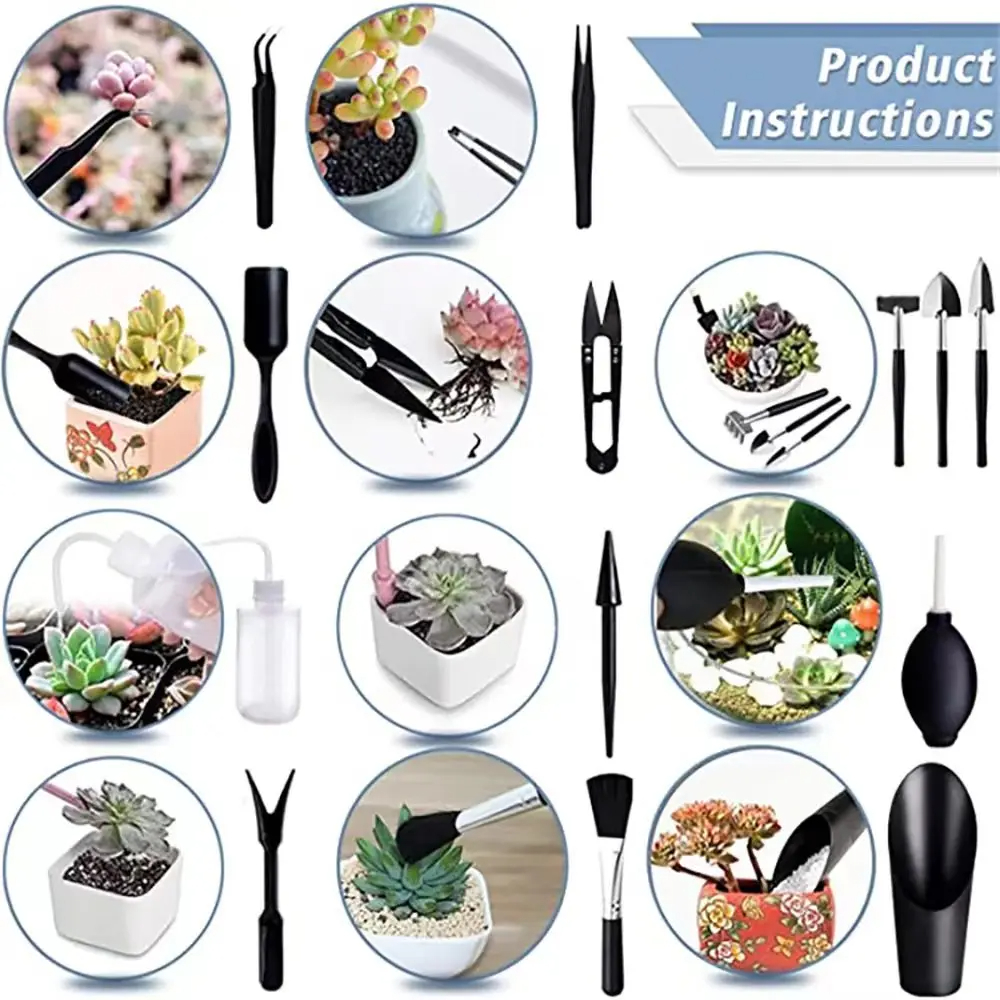 5/8/13/15/16pcs Garden Planter - Bonsai Garden Tools avaliação e preço