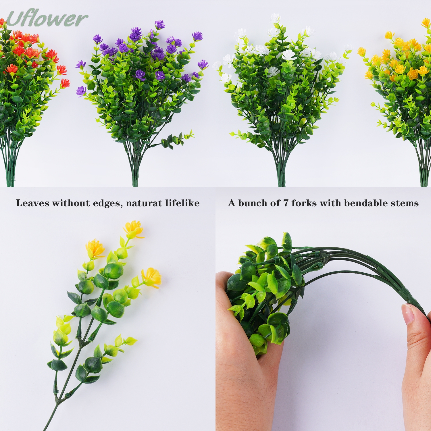 Lotus Plastic Flower Bouquet w - Bonsai Garden Wall avaliação e preço