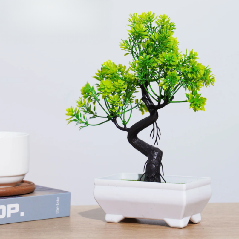 Artificial Welcoming Pine Bons - Bonsai Tree Zen Garden avaliação e preço