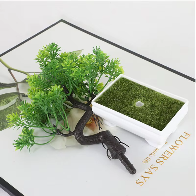 Artificial Welcoming Pine Bons - Bonsai Tree Zen Garden avaliação e preço