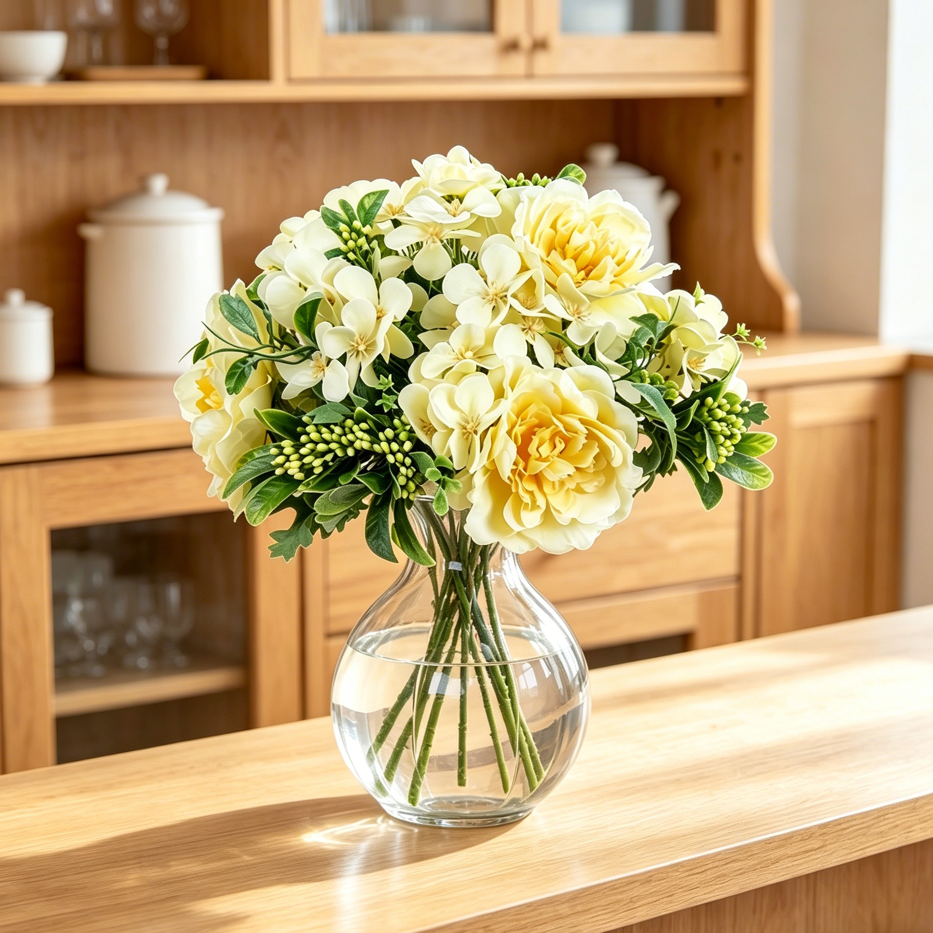 Artificial Flower Silk Peony R - Bonsai Garden Wall avaliação e preço
