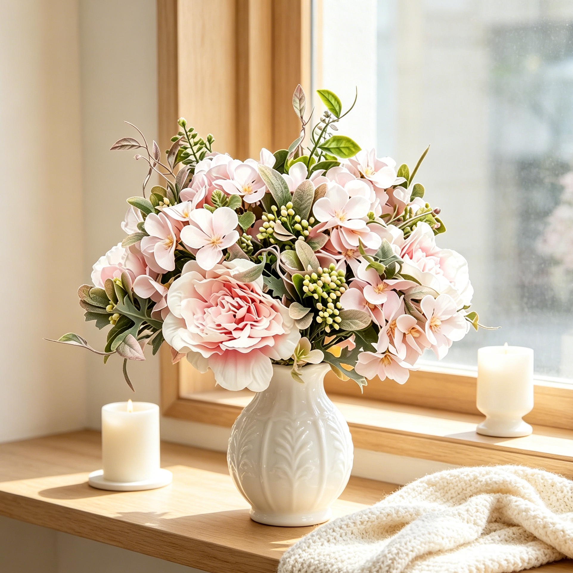 Artificial Flower Silk Peony R - Bonsai Garden Wall avaliação e preço
