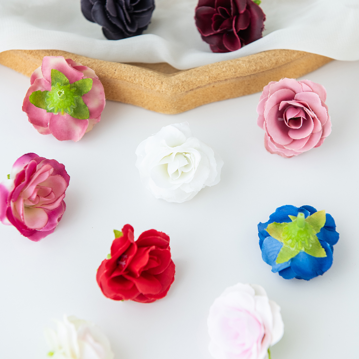 Artificial Flowers Silk Roses  - Bonsai Garden For Sale avaliação e preço