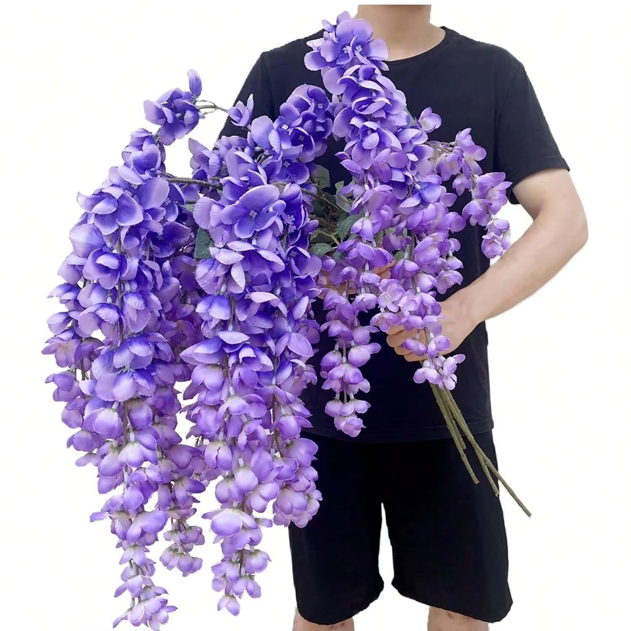 Artificial Flower Rattan Home  - Bonsai Garden Wall avaliação e preço