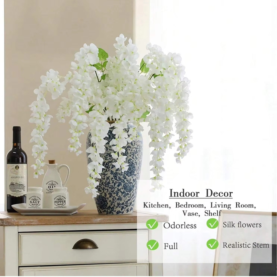 Artificial Flower Rattan Home  - Bonsai Garden Wall avaliação e preço