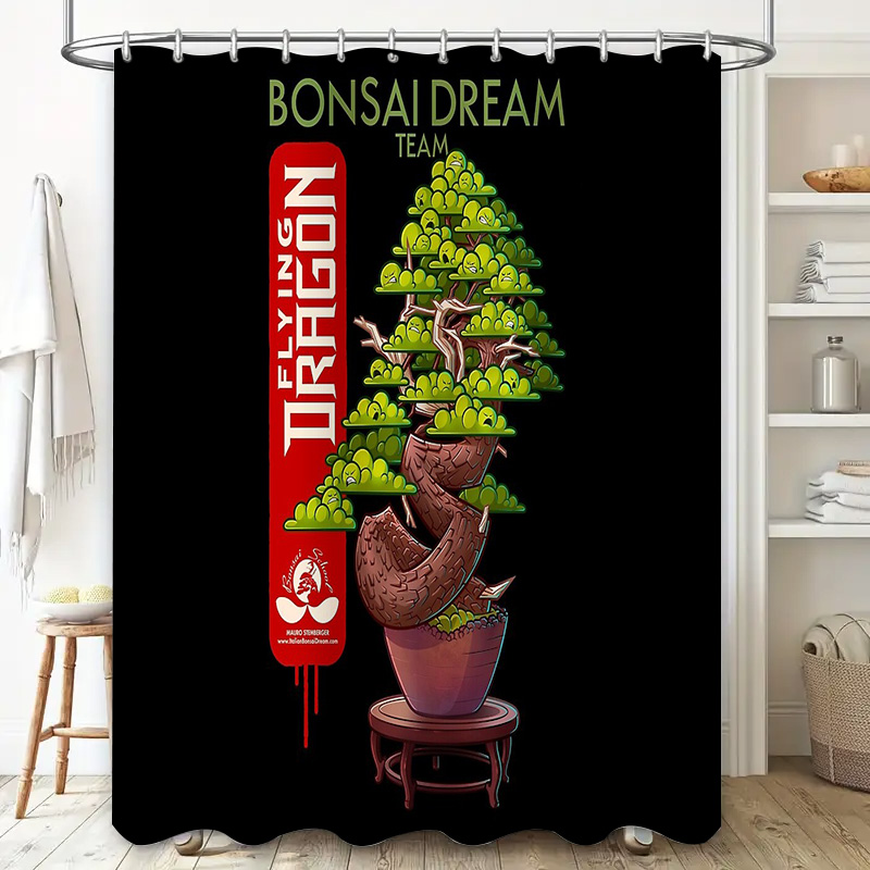Japanese Bonsai Tree Shower Cu - Bonsai Tree Zen Garden avaliação e preço