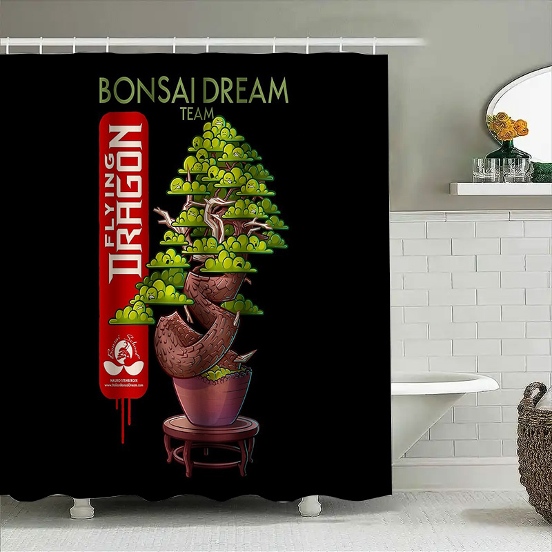 Japanese Bonsai Tree Shower Cu - Bonsai Tree Zen Garden avaliação e preço