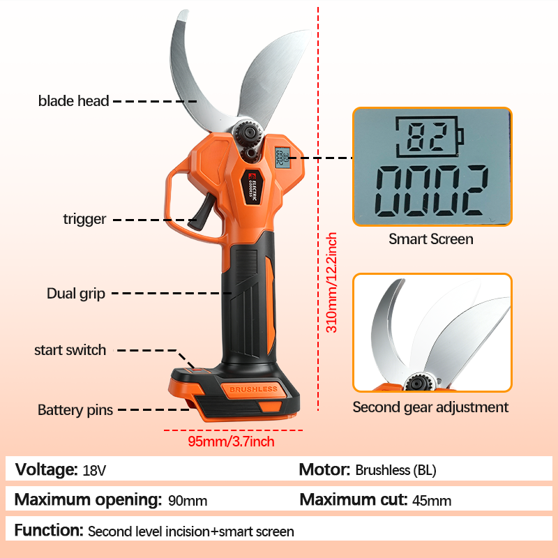Electric Goddess Brushless 45m - Bonsai Garden Tools avaliação e preço