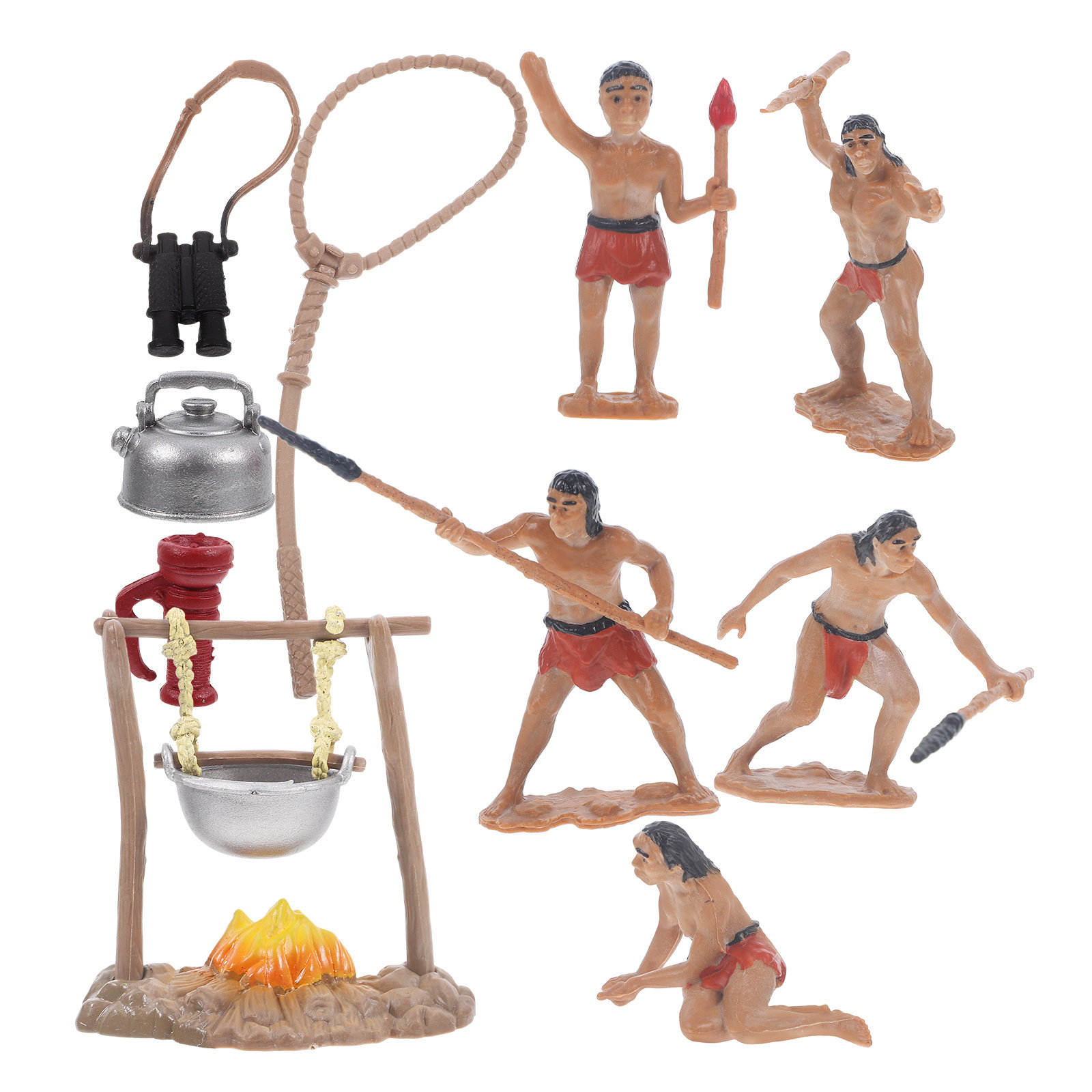 1Set Mini Primitive Men Decor  - Bonsai Garden Tools avaliação e preço