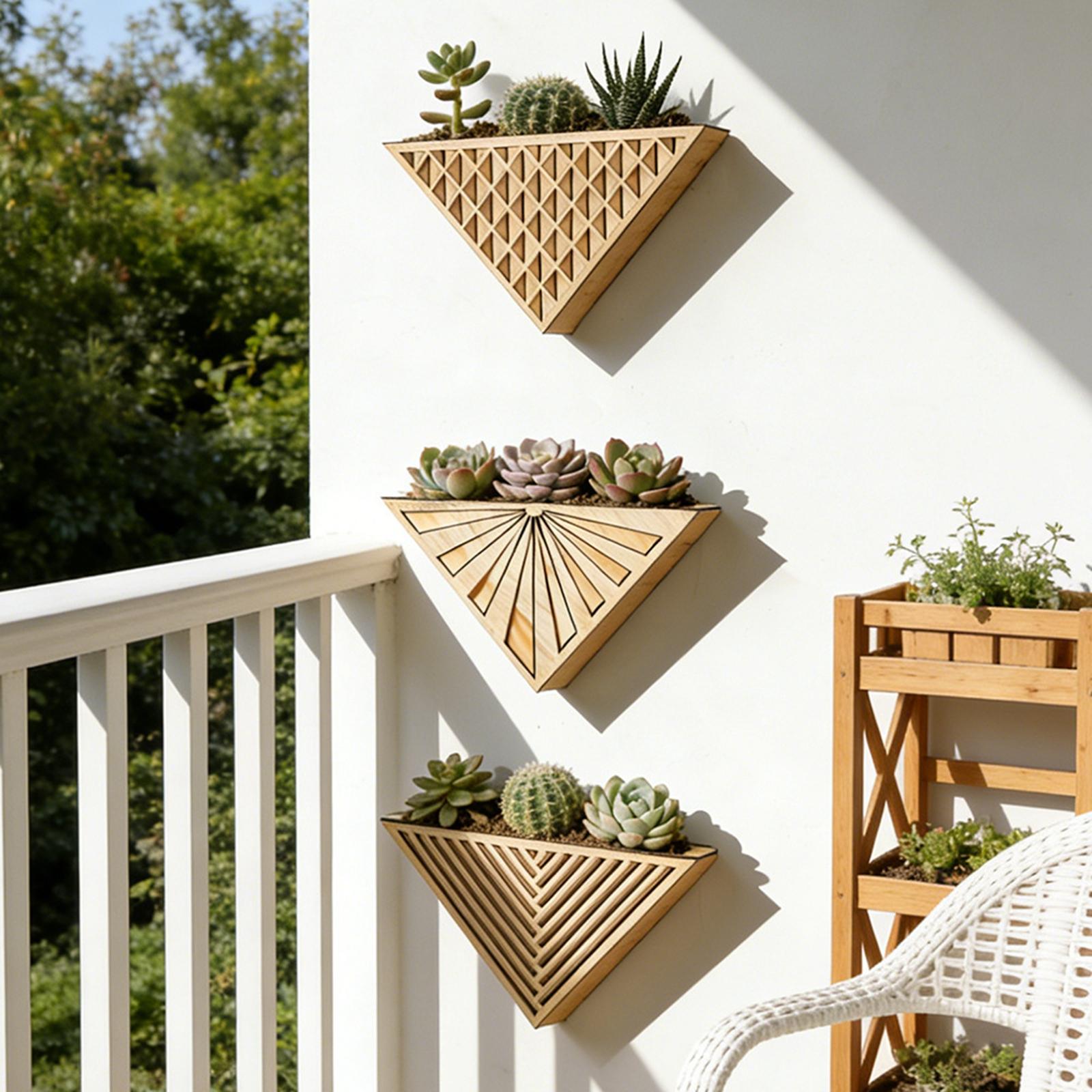 Flower Pot Wall Mounted Orname - Bonsai Garden Wall avaliação e preço