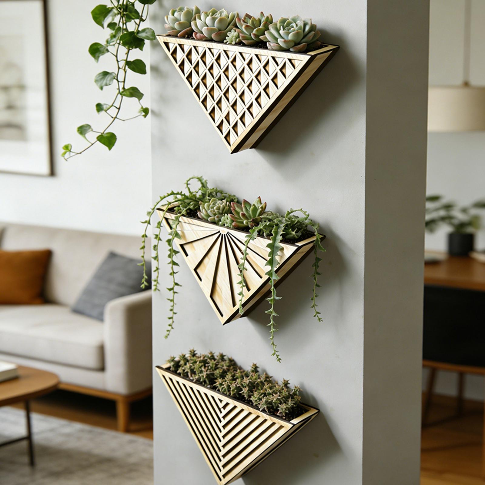 Flower Pot Wall Mounted Orname - Bonsai Garden Wall avaliação e preço