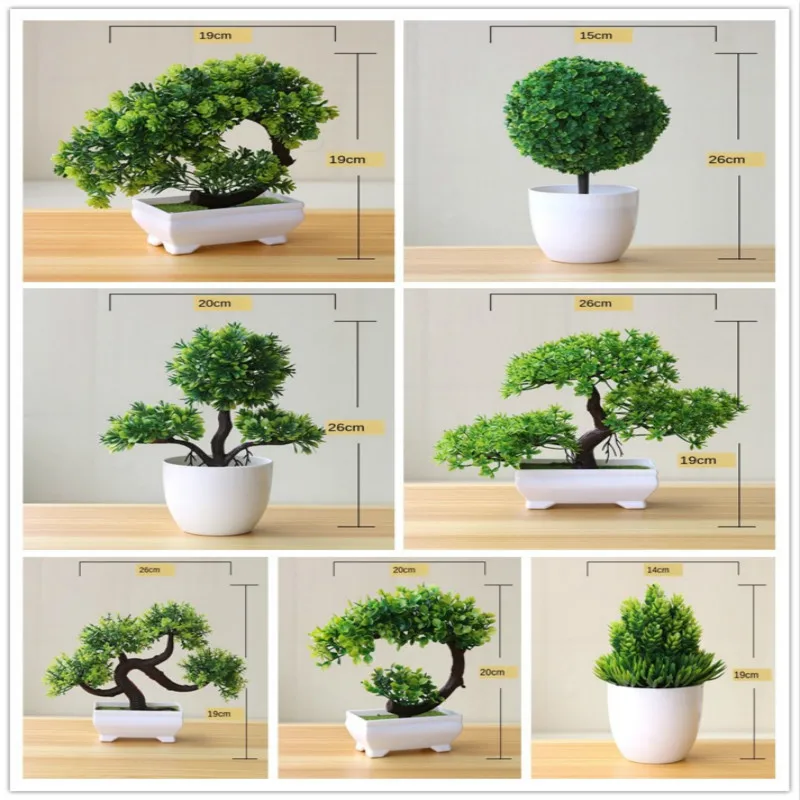 Artificial Plants Potted Bonsa - Bonsai Tree Zen Garden avaliação e preço