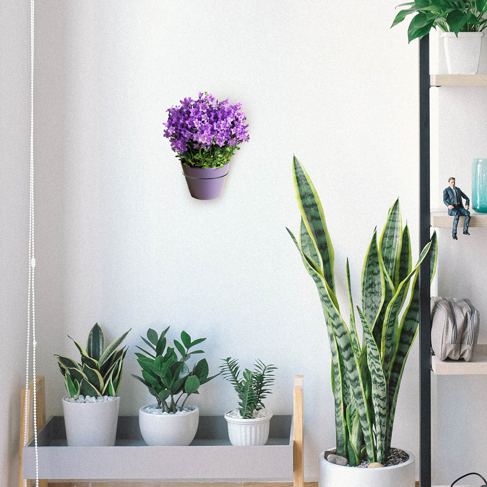 Iron Wall-Mounted Flowerpot Ra - Bonsai Garden Wall avaliação e preço